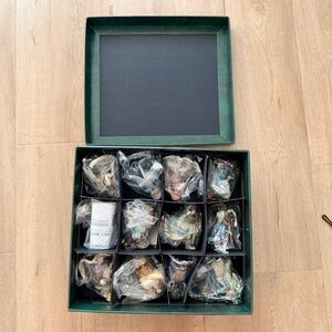 NIB Thomas Kinkade Old World Victorian Santas 24 Pc Ornament Complete Collection